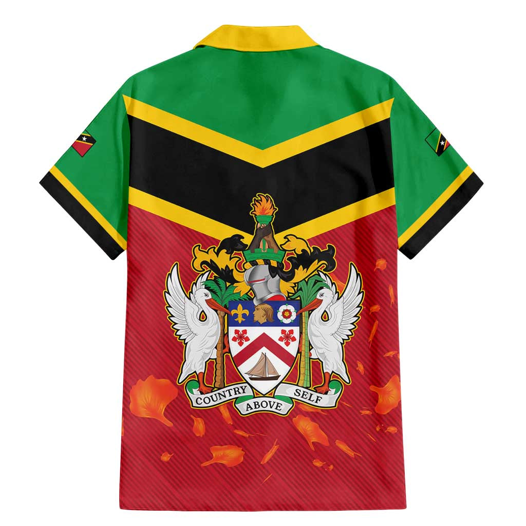 St Kitts and Nevis 42nd Independence Day Family Matching Mermaid Dress and Hawaiian Shirt Country Above Self LT01