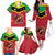 St Kitts and Nevis 42nd Independence Day Family Matching Off The Shoulder Long Sleeve Dress and Hawaiian Shirt Country Above Self LT01