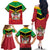 St Kitts and Nevis 42nd Independence Day Family Matching Off The Shoulder Long Sleeve Dress and Hawaiian Shirt Country Above Self LT01