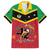 St Kitts and Nevis 42nd Independence Day Family Matching Off The Shoulder Long Sleeve Dress and Hawaiian Shirt Country Above Self LT01