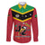 St Kitts and Nevis 42nd Independence Day Family Matching Off The Shoulder Long Sleeve Dress and Hawaiian Shirt Country Above Self LT01