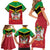 St Kitts and Nevis 42nd Independence Day Family Matching Short Sleeve Bodycon Dress and Hawaiian Shirt Country Above Self LT01
