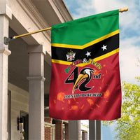 St Kitts and Nevis 42nd Independence Day Garden Flag Country Above Self - Wonder Print Shop