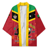 St Kitts and Nevis 42nd Independence Day Kimono Country Above Self LT01