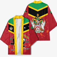 St Kitts and Nevis 42nd Independence Day Kimono Country Above Self LT01