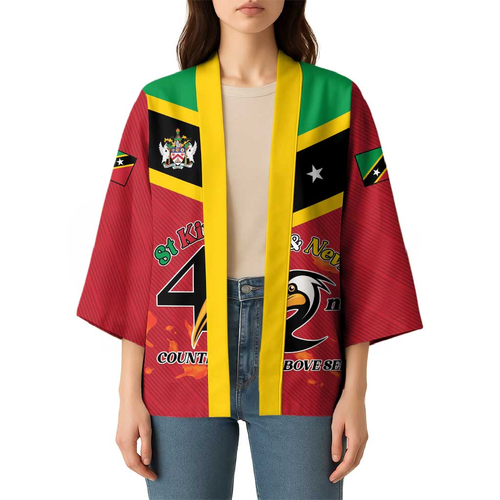 St Kitts and Nevis 42nd Independence Day Kimono Country Above Self LT01