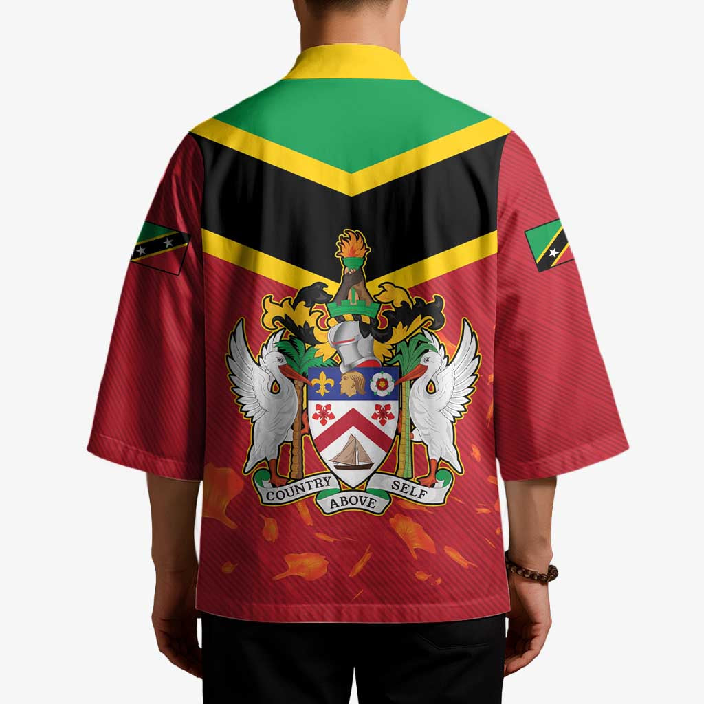 St Kitts and Nevis 42nd Independence Day Kimono Country Above Self LT01