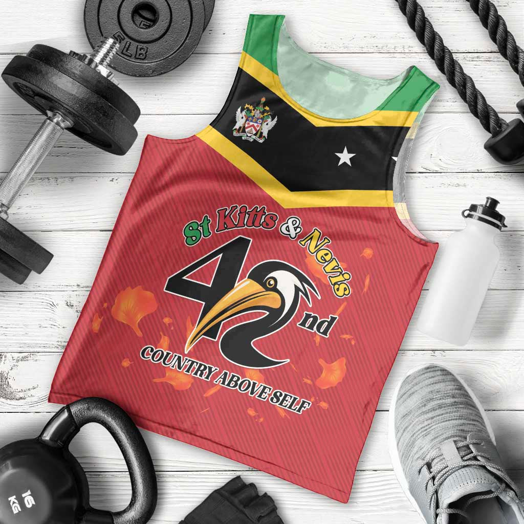 St Kitts and Nevis 42nd Independence Day Men Tank Top Country Above Self LT01