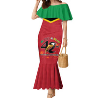 St Kitts and Nevis 42nd Independence Day Mermaid Dress Country Above Self LT01