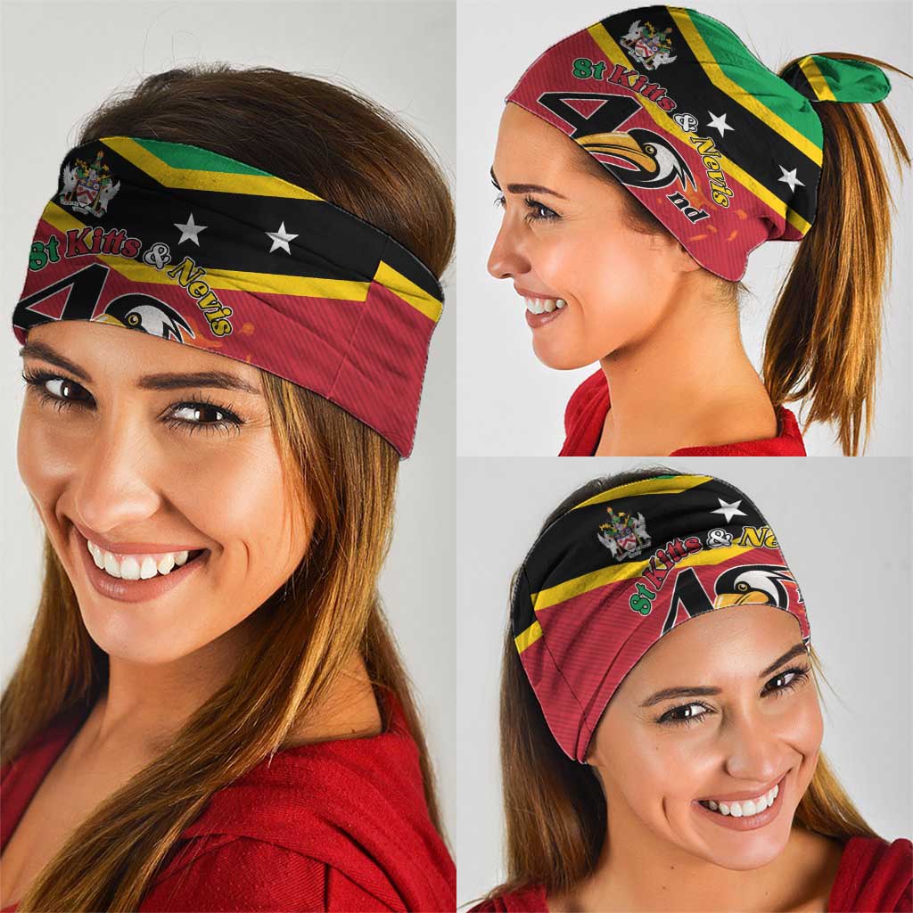 St Kitts and Nevis 42nd Independence Day Neck Gaiter Country Above Self - Wonder Print Shop