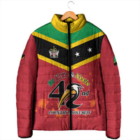 St Kitts and Nevis 42nd Independence Day Padded Jacket Country Above Self LT01