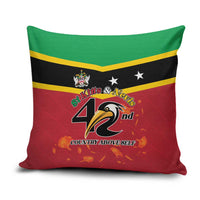 St Kitts and Nevis 42nd Independence Day Pillow Cover Country Above Self - Wonder Print Shop