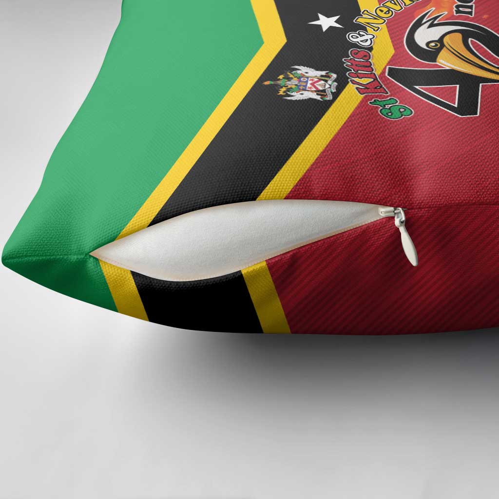 St Kitts and Nevis 42nd Independence Day Pillow Cover Country Above Self - Wonder Print Shop
