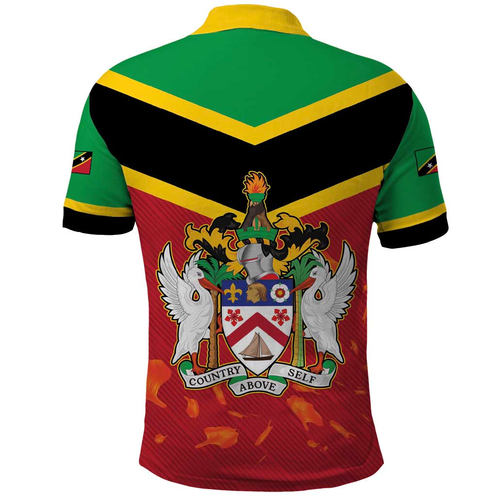 St Kitts and Nevis 42nd Independence Day Polo Shirt Country Above Self LT01