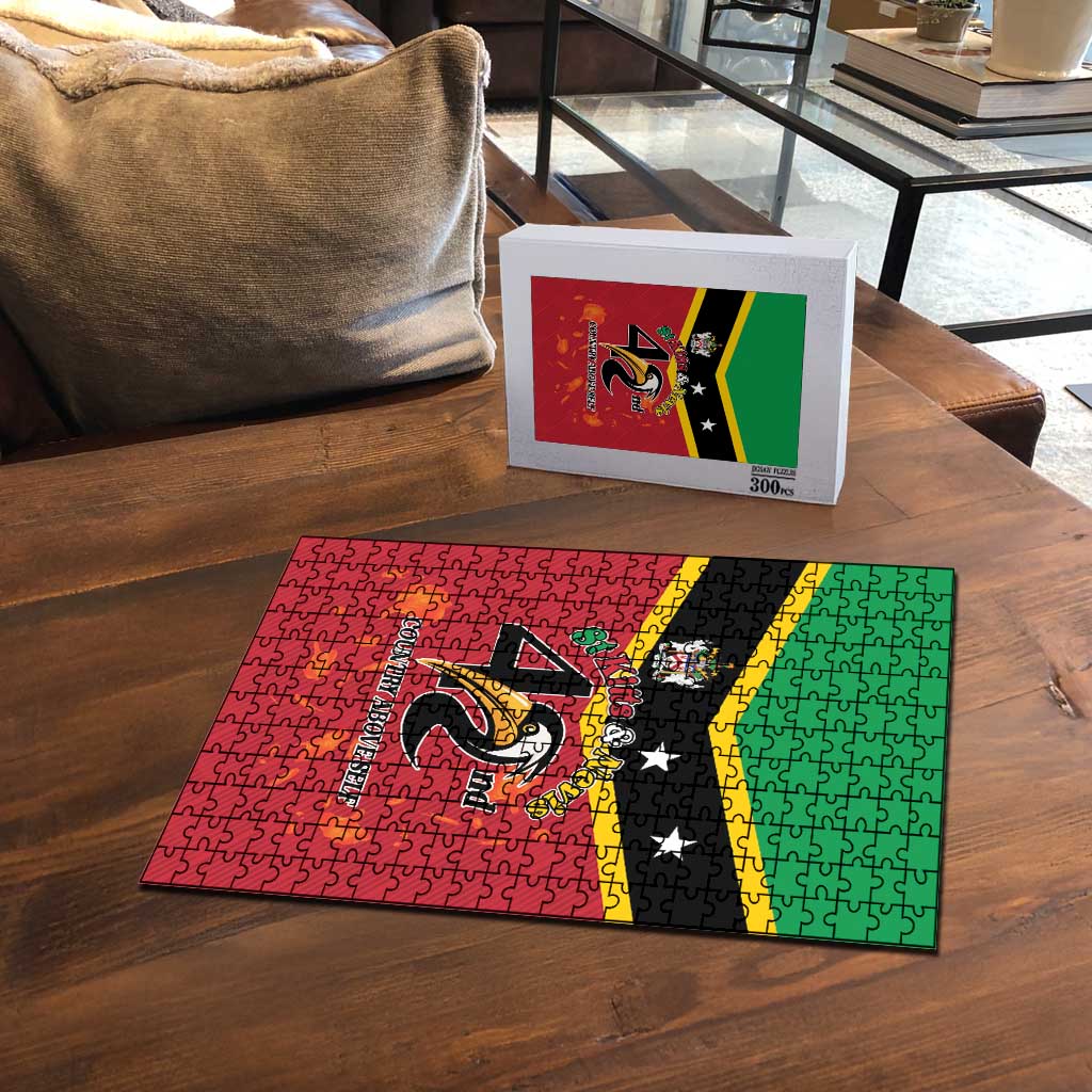 St Kitts and Nevis 42nd Independence Day Puzzle Country Above Self - Wonder Print Shop