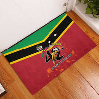 St Kitts and Nevis 42nd Independence Day Rubber Doormat Country Above Self - Wonder Print Shop
