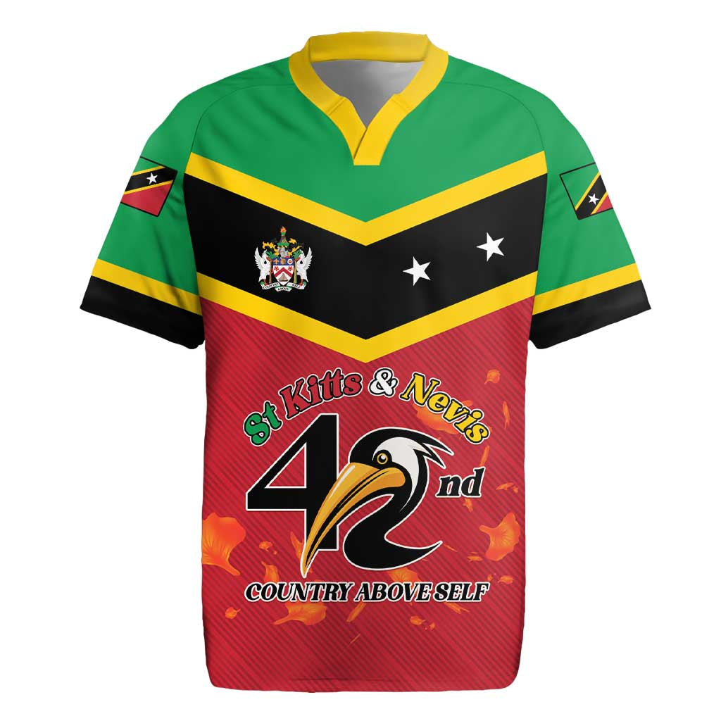 St Kitts and Nevis 42nd Independence Day Rugby Jersey Country Above Self LT01