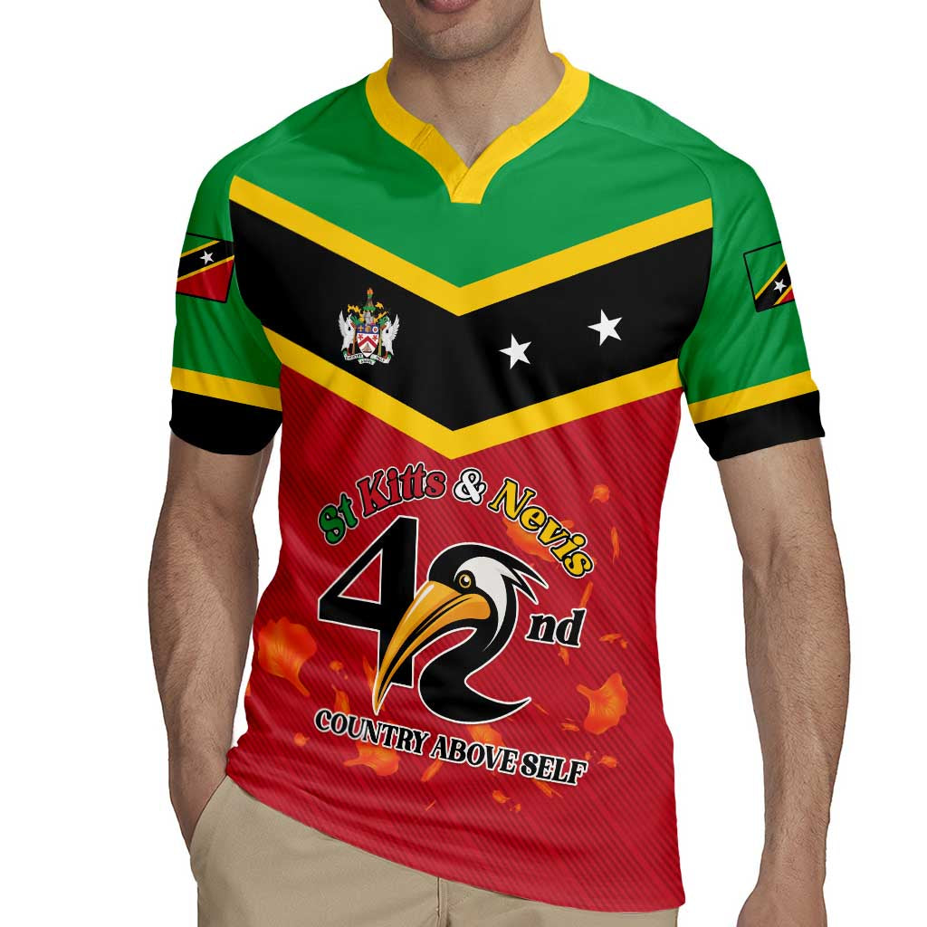 St Kitts and Nevis 42nd Independence Day Rugby Jersey Country Above Self LT01