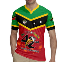 St Kitts and Nevis 42nd Independence Day Rugby Jersey Country Above Self LT01
