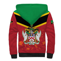 St Kitts and Nevis 42nd Independence Day Sherpa Hoodie Country Above Self LT01