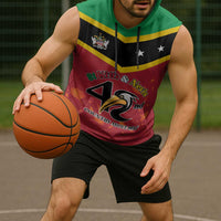 St Kitts and Nevis 42nd Independence Day Sleeveless Hoodie Country Above Self LT01