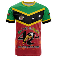 St Kitts and Nevis 42nd Independence Day T Shirt Country Above Self LT01