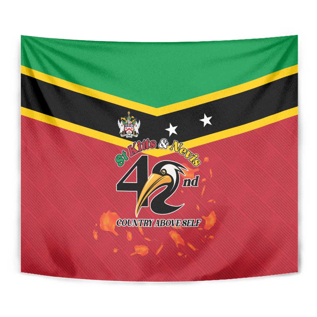 St Kitts and Nevis 42nd Independence Day Tapestry Country Above Self - Wonder Print Shop