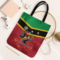 St Kitts and Nevis 42nd Independence Day Tote Bag Country Above Self - Wonder Print Shop