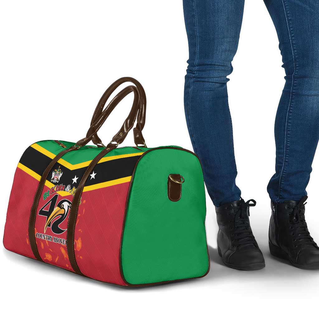 St Kitts and Nevis 42nd Independence Day Travel Bag Country Above Self - Wonder Print Shop