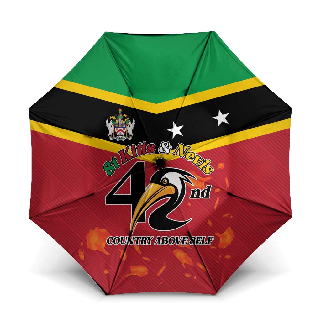 St Kitts and Nevis 42nd Independence Day Umbrella Country Above Self - Wonder Print Shop