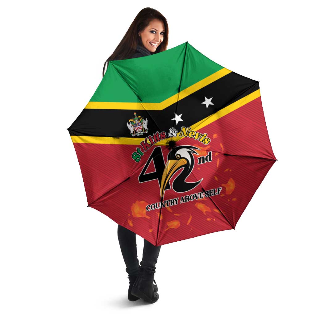 St Kitts and Nevis 42nd Independence Day Umbrella Country Above Self - Wonder Print Shop