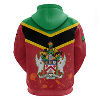 St Kitts and Nevis 42nd Independence Day Zip Hoodie Country Above Self LT01