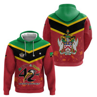 St Kitts and Nevis 42nd Independence Day Zip Hoodie Country Above Self LT01