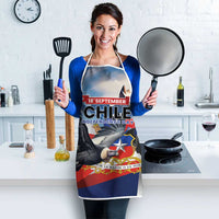 Chile Independence Day 18th September Apron Andean Condor Flying - Wonder Print Shop