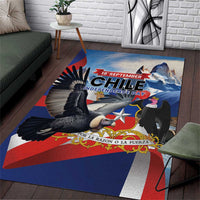 Chile Independence Day 18th September Area Rug Andean Condor Flying - Wonder Print Shop