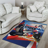 Chile Independence Day 18th September Area Rug Andean Condor Flying - Wonder Print Shop