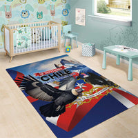 Chile Independence Day 18th September Area Rug Andean Condor Flying - Wonder Print Shop