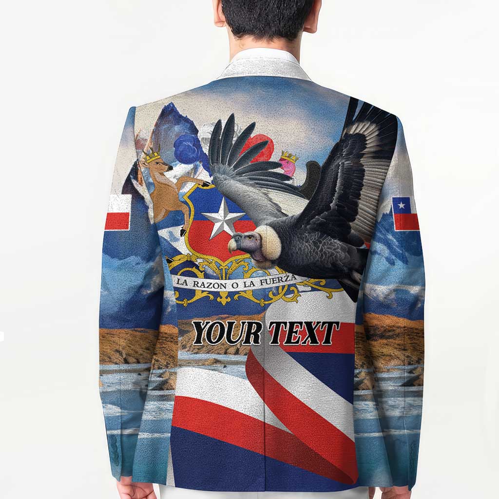 Personalized Chile Independence Day 18th September Blazer Andean Condor Flying - Wonder Print Shop