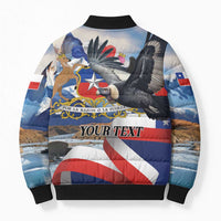 Personalized Chile Independence Day 18th September Bomber Puffer Jacket Andean Condor Flying - Wonder Print Shop