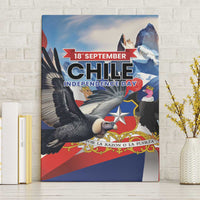 Chile Independence Day 18th September Canvas Wall Art Andean Condor Flying - Wonder Print Shop