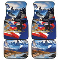 Personalized Chile Independence Day 18th September Car Mats Andean Condor Flying - Wonder Print Shop