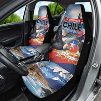 Chile Independence Day 18th September Car Seat Cover Andean Condor Flying - Wonder Print Shop