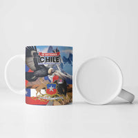 Personalized Chile Independence Day 18th September Ceramic Mug Andean Condor Flying - Wonder Print Shop