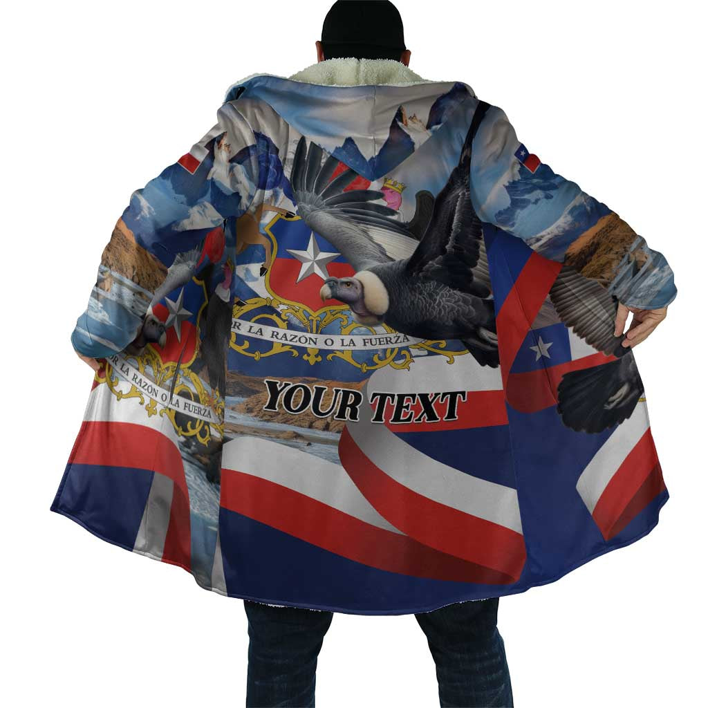 Personalized Chile Independence Day 18th September Cloak Andean Condor Flying - Wonder Print Shop