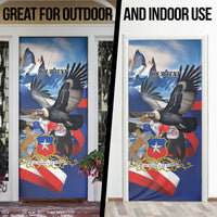 Personalized Chile Independence Day 18th September Door Cover Andean Condor Flying - Wonder Print Shop