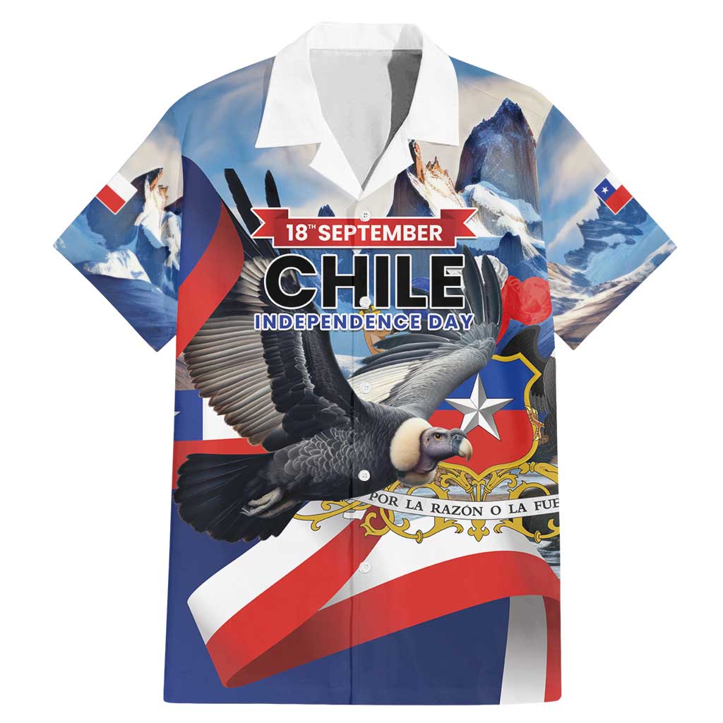 Personalized Chile Independence Day 18th September Family Matching Mermaid Dress and Hawaiian Shirt Andean Condor Flying - Wonder Print Shop