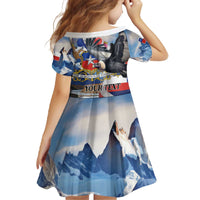 Personalized Chile Independence Day 18th September Family Matching Off The Shoulder Long Sleeve Dress and Hawaiian Shirt Andean Condor Flying - Wonder Print Shop