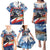 Personalized Chile Independence Day 18th September Family Matching Puletasi and Hawaiian Shirt Andean Condor Flying - Wonder Print Shop