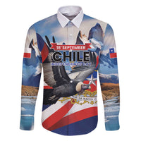 Personalized Chile Independence Day 18th September Family Matching Short Sleeve Bodycon Dress and Hawaiian Shirt Andean Condor Flying - Wonder Print Shop