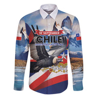 Personalized Chile Independence Day 18th September Family Matching Tank Maxi Dress and Hawaiian Shirt Andean Condor Flying - Wonder Print Shop